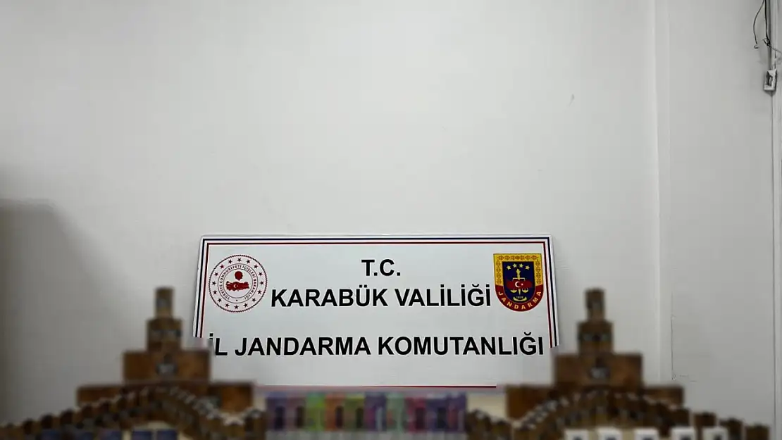 Karabük'te kaçak sigara operasyonu