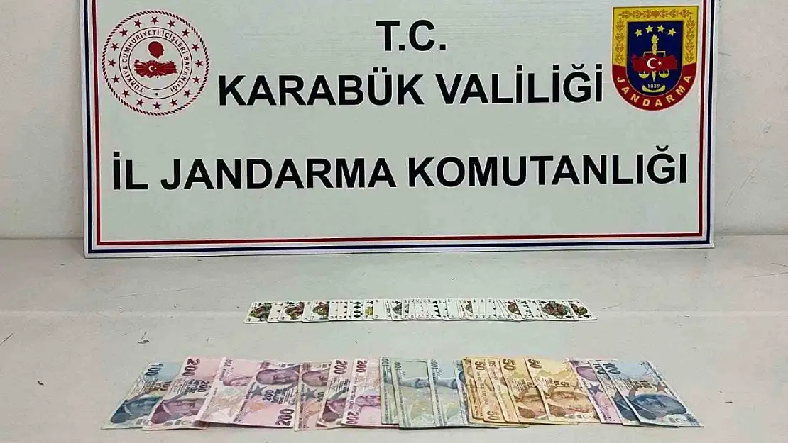 Karabük'te kumar operasyonu