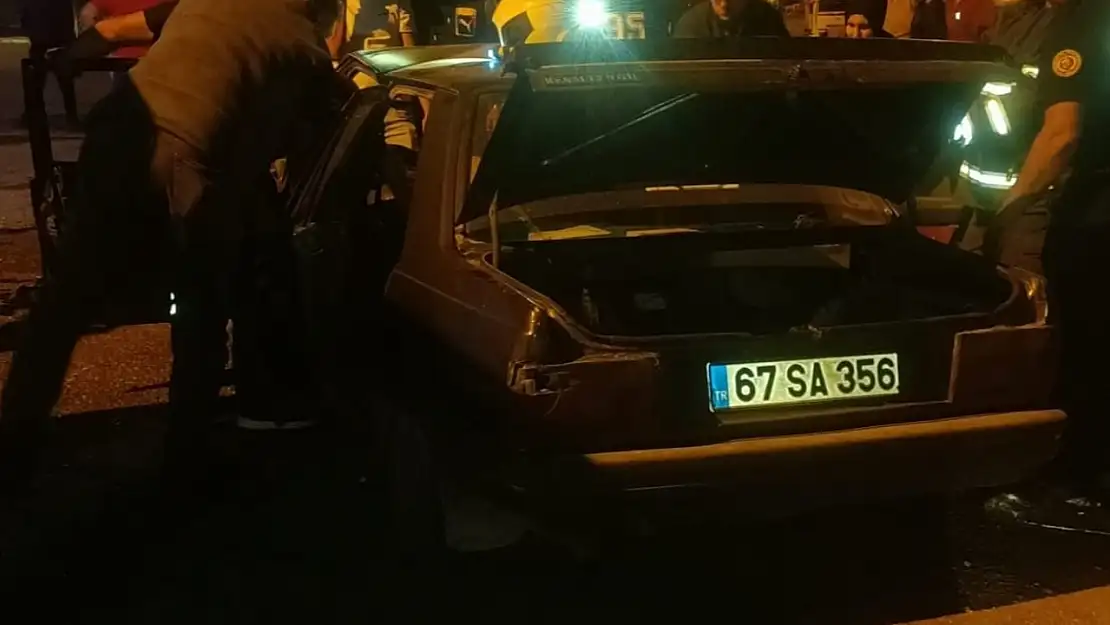Karabük'te tarafik kazası: 2 yaralı