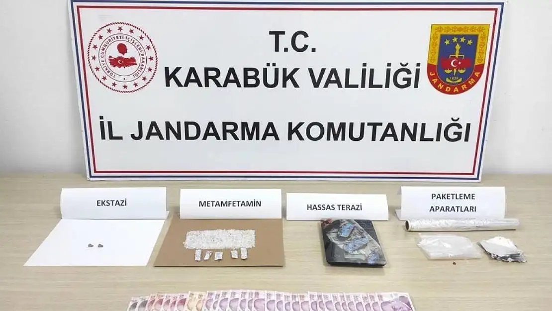 Karabük'te uyuşturucu operasyonu