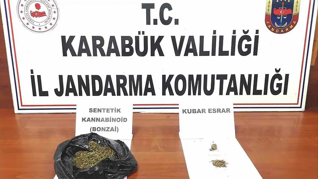 Karabük'te uyuşturucu operasyonu