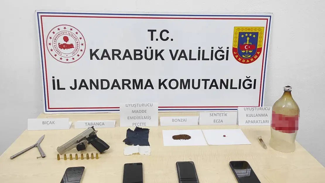 Karabük'te uyuşturucu operasyonlarında 6 kişi yakalandı