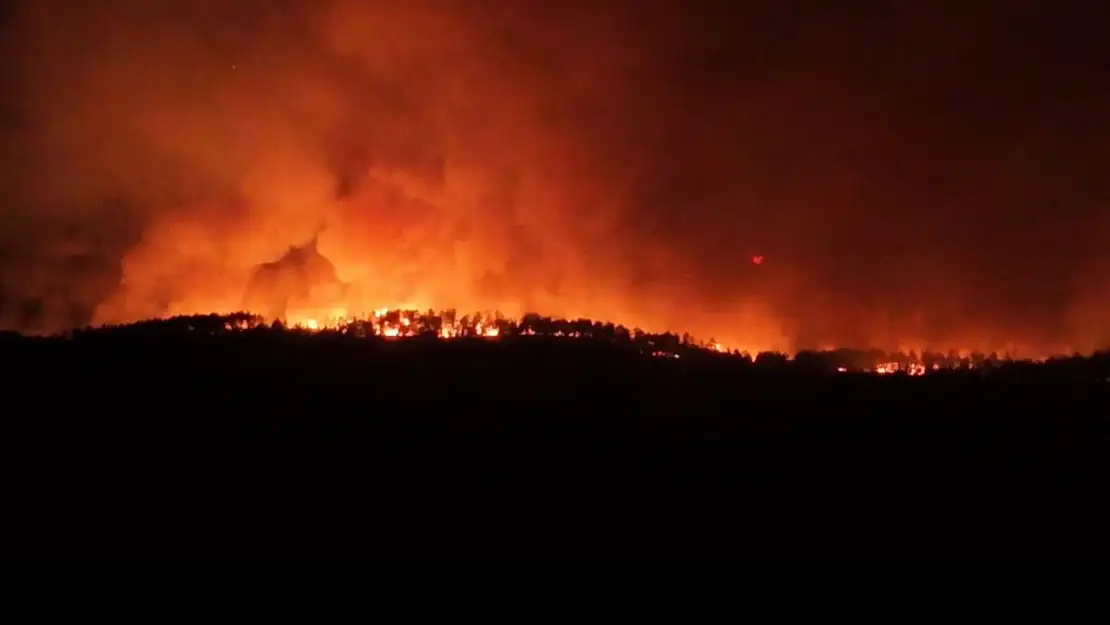 Karabük'teki orman yangınında 7 saat geride kaldı