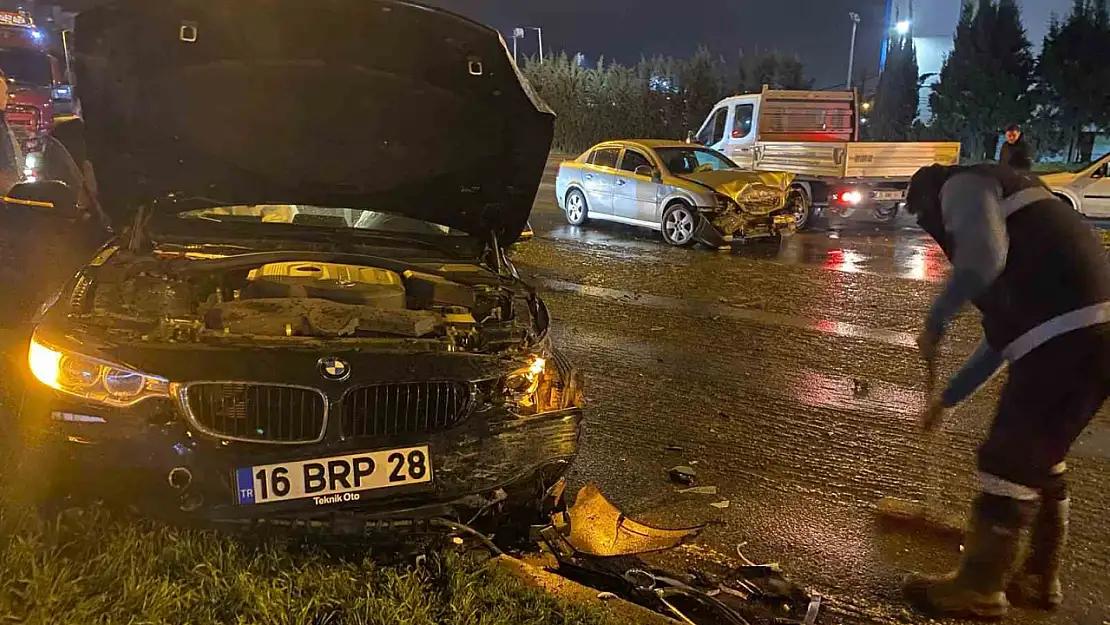 Karadeniz Ereğli'deki trafik kazasında iki kişi yaralandı