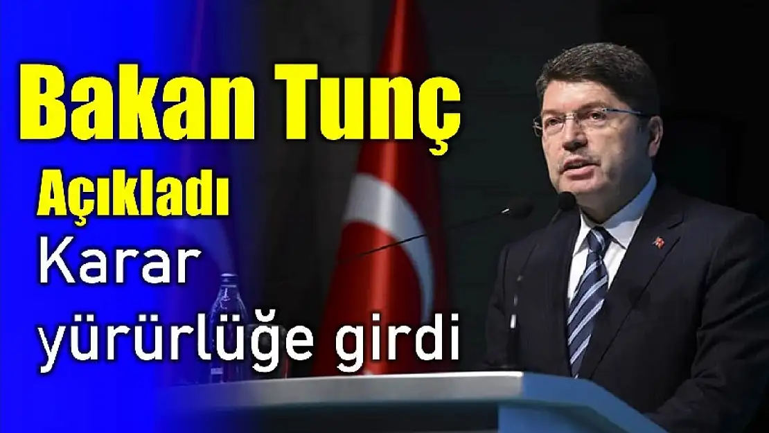 Karar yürürlüğe girdi