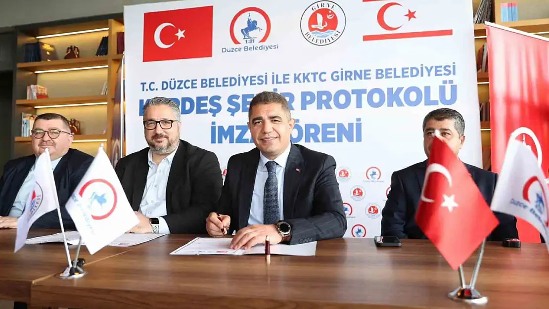 Kardeş şehir protokolü imzalandı