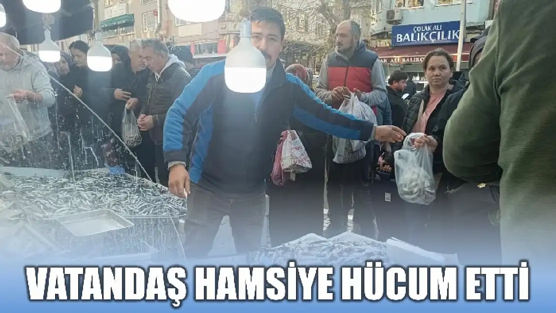 Kasalarca hamsi satın aldılar