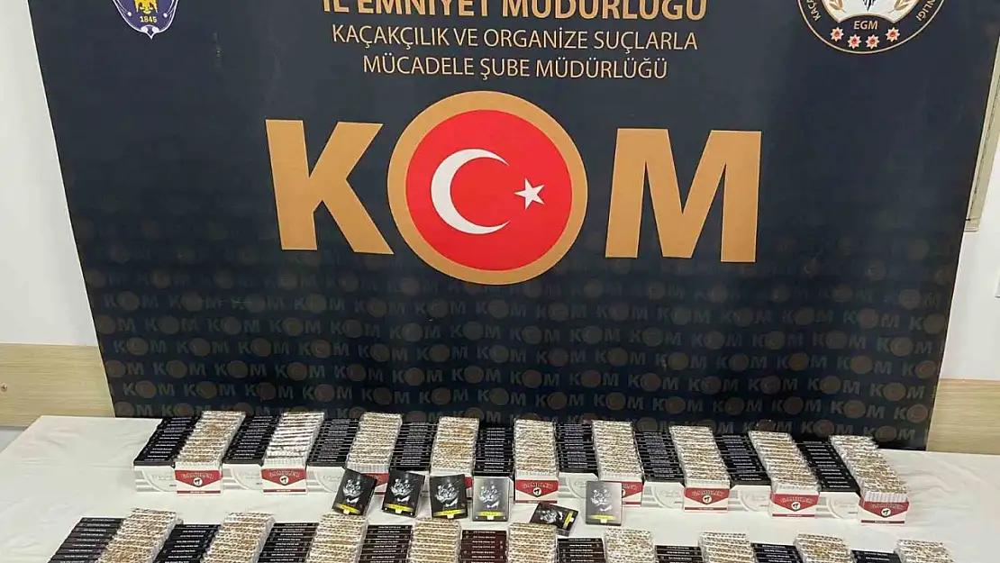 Kastamonu'da 10 bin adet doldurulmuş makaron ele geçirildi