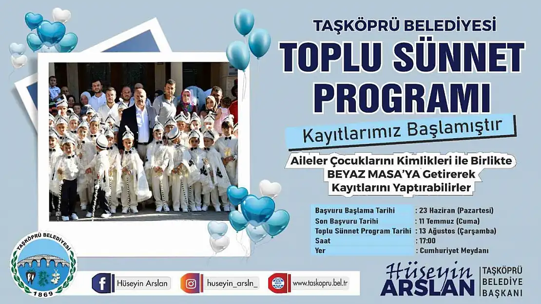 Kastamonu'da 75 çocuk erkekliğe ilk adımını atıyor
