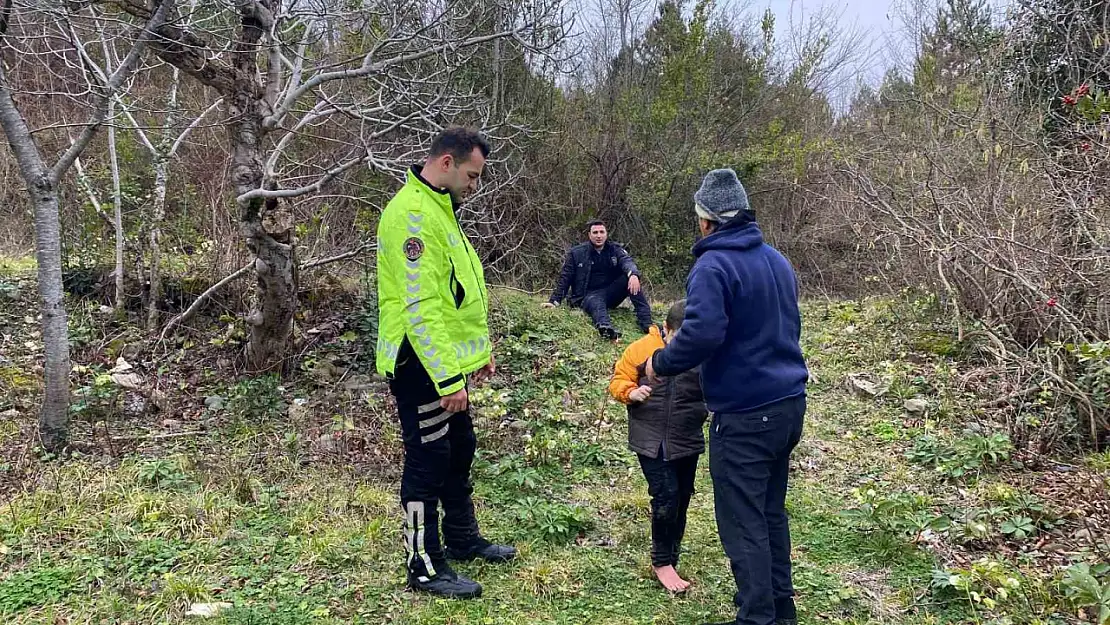 Kastamonu'da kaybolan 8 yaşındaki çocuk polis tarafından bulundu