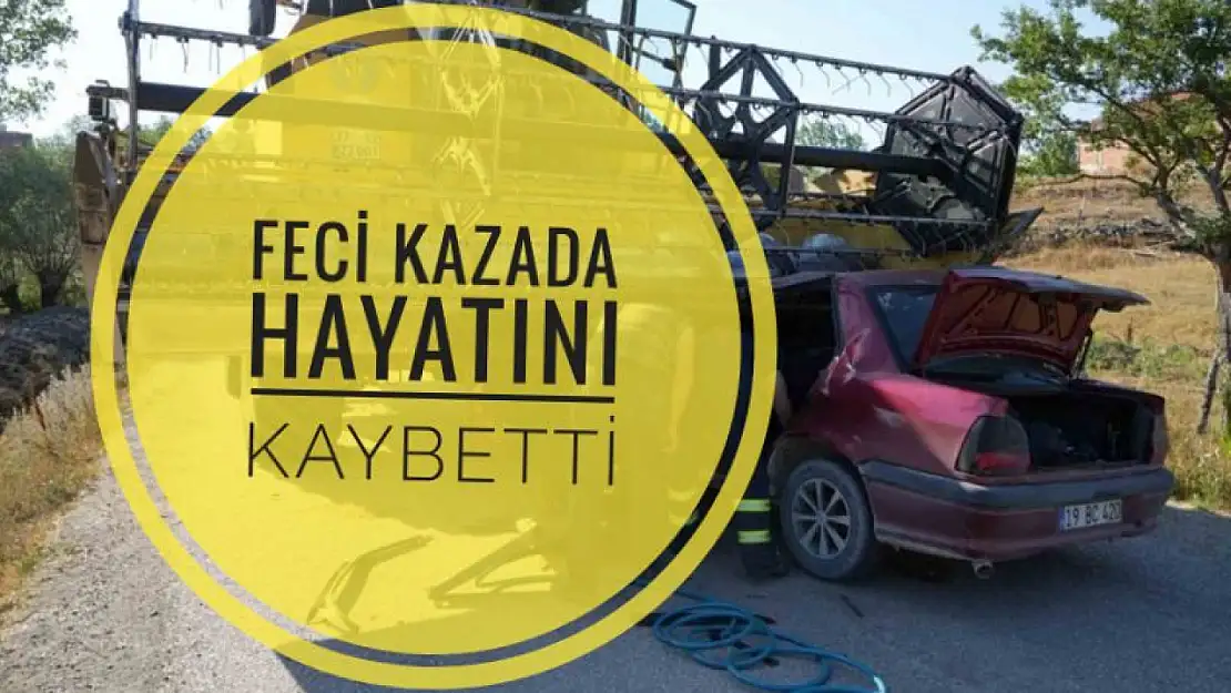Kastamonu'da otomobil biçerdöverin altında kaldı: 1 ölü