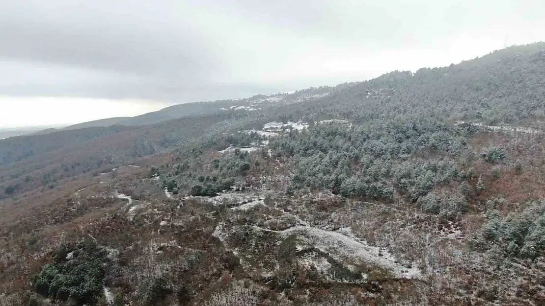 Kastamonu'da sonbahar ve kış aynı karede yer aldı