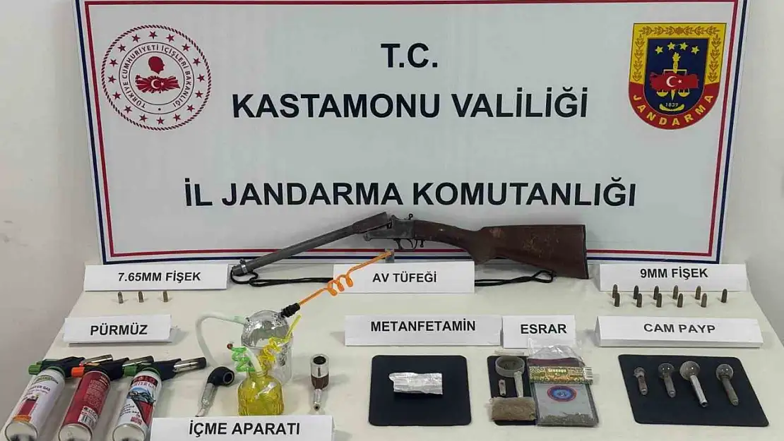 Kastamonu'da uyuşturucuyla yakalanan 2 kişi tutuklandı