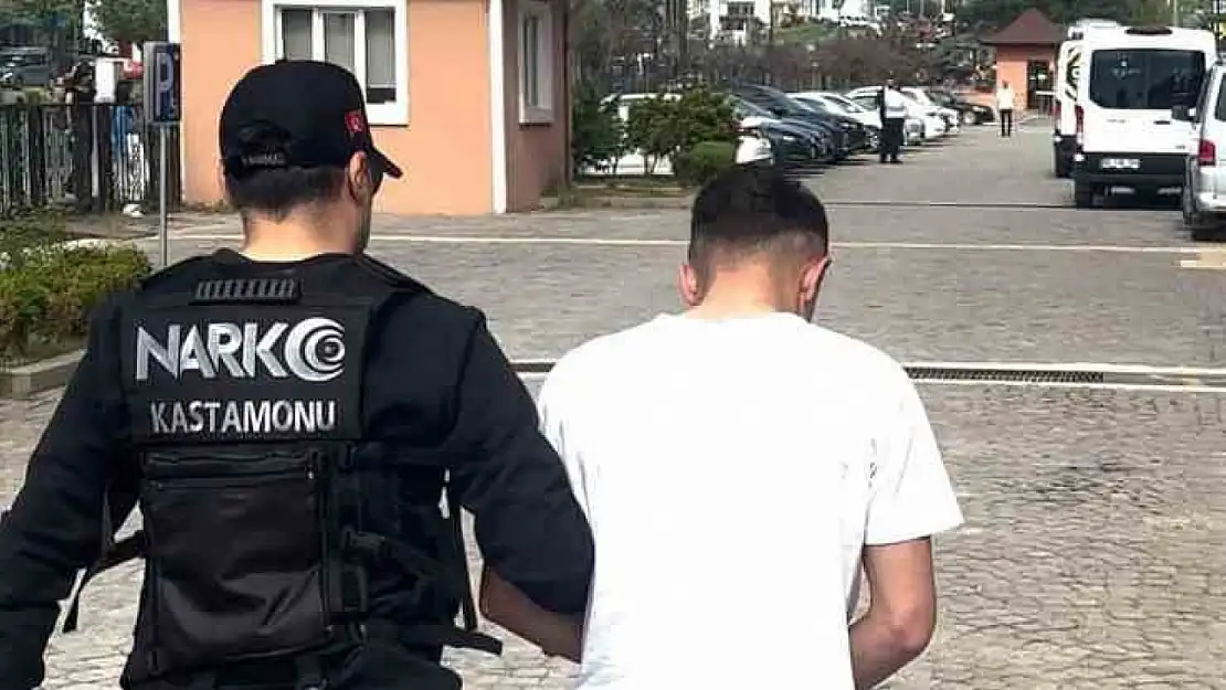 Kastamonu'da uyuşturucuyla yakalanan şahıs tutuklandı