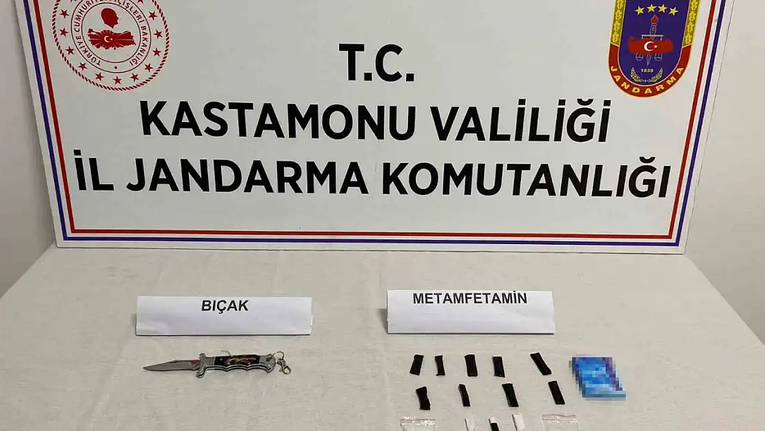 Kastamonu'da üzerinde uyuşturucuyla yakalanan şahıs gözaltına alındı