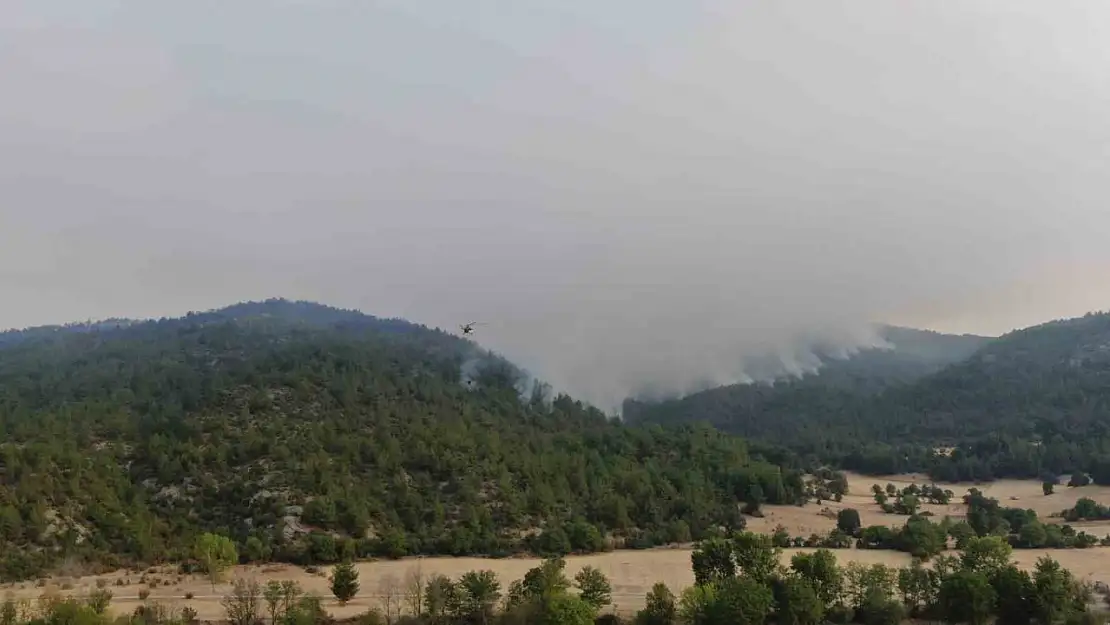 Kastamonu'daki orman yangınına müdahale böyle görüntülendi