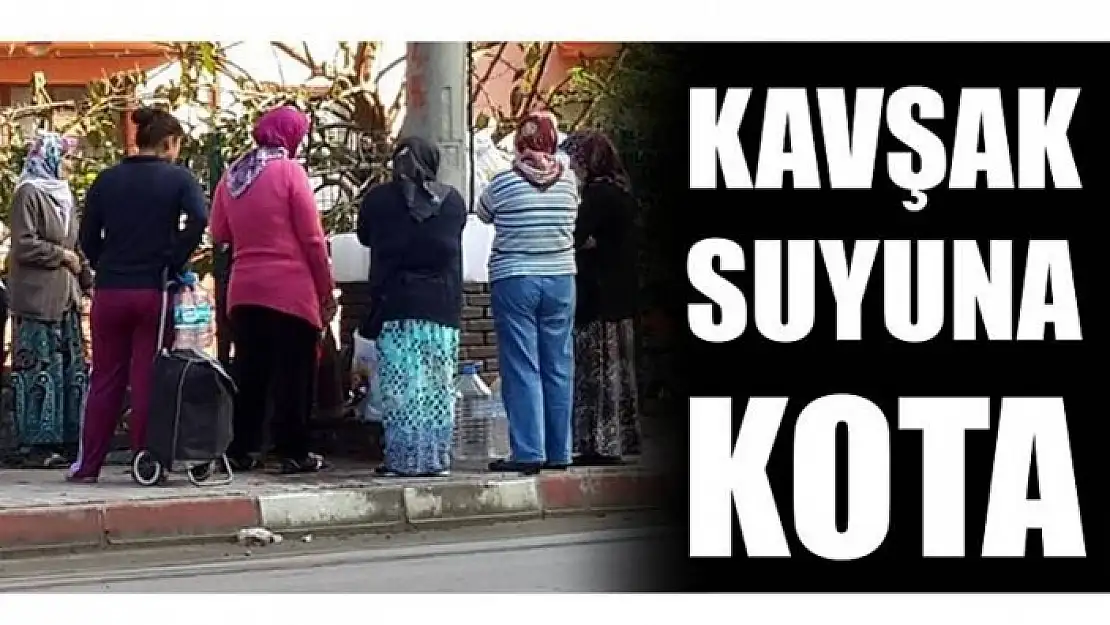 KAVŞAK SUYU ÇEŞMELERİNE 20 LİTRE KOTASI