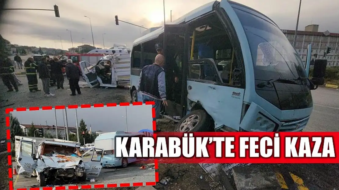 Kavşakta feci kaza