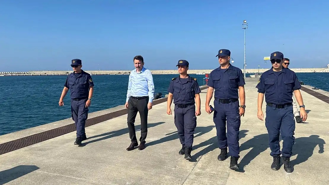 Kaymakam Çetin'den Amasra Sahil Güvenlik Karakolu'na Ziyaret