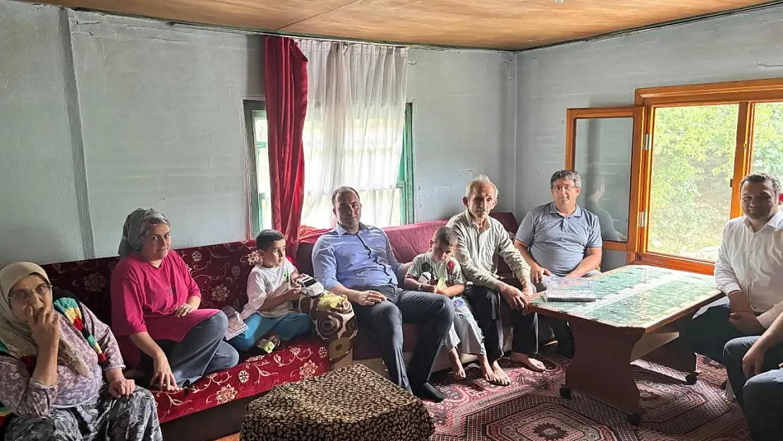 Kaymakam Kadiroğlu'ndan Ağaköy'de Sıcak Hane Ziyareti
