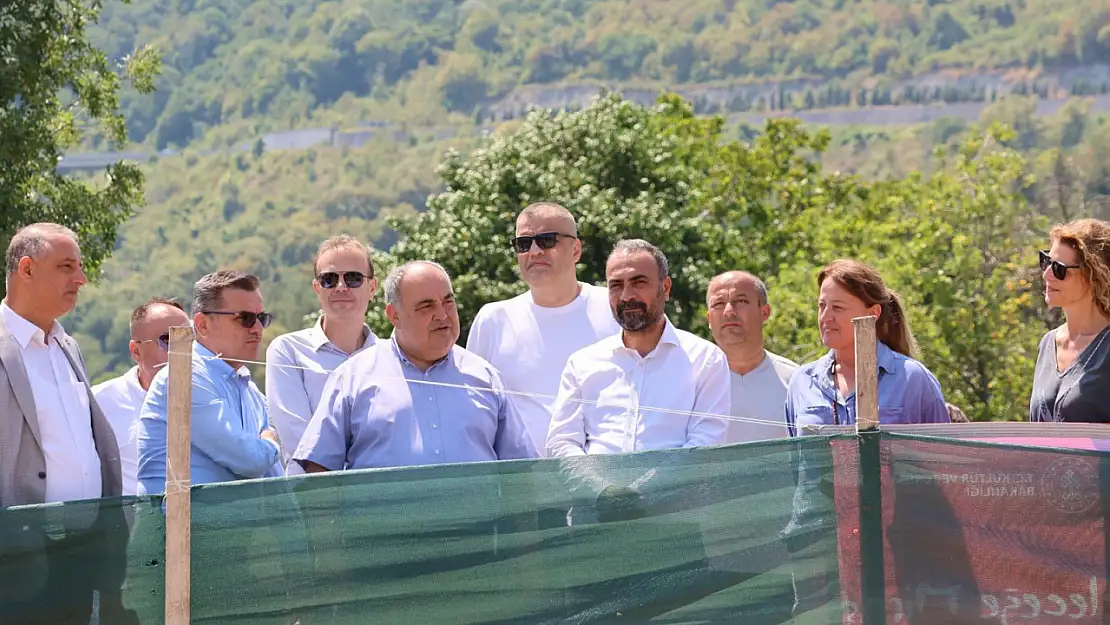 Kazı çalışmaları incelendi