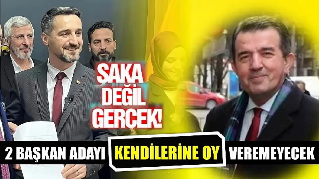 Kendilerine oy veremeyecekler