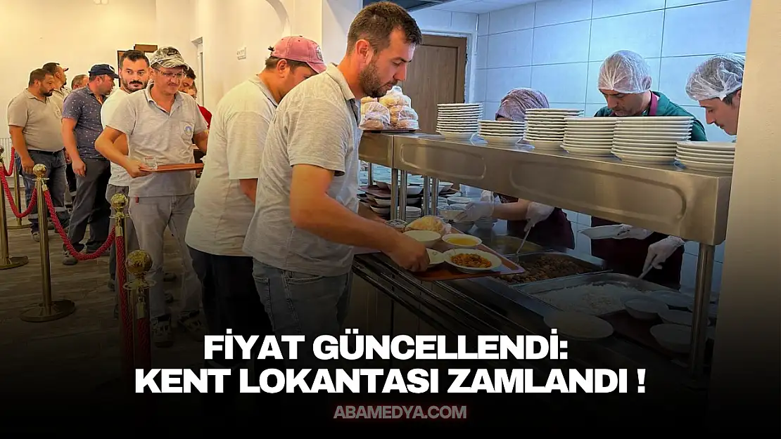 Kent Lokantası Zamlandı!