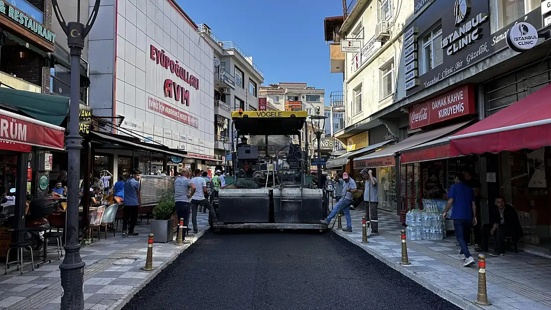 Kent Merkezinde yürütülen asfalt çalışmaları tamamlandı