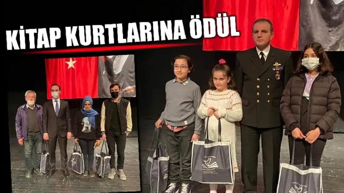 Kitap kurdu okurlar ödüllendirildi