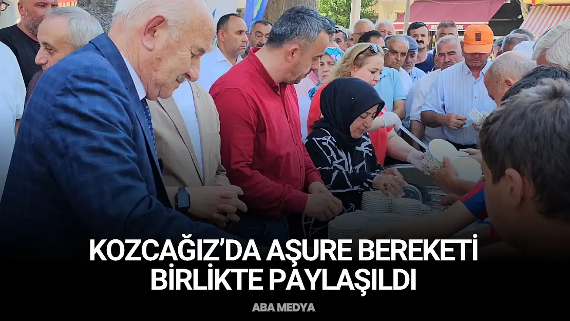 Kozcağız'da Aşure Bereketi Birlikte Paylaşıldı