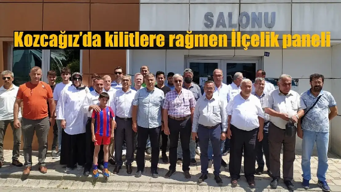 Kozcağız'da kilitlere rağmen İlçelik paneli