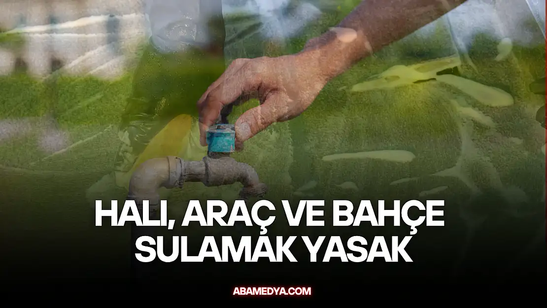 Kumluca'da Su Tasarrufu Uyarısı