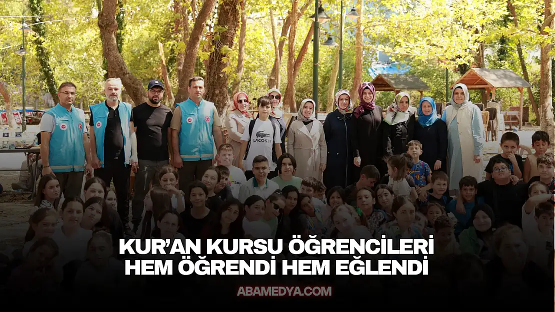 Kur'an Kursu Öğrencileri Hem Öğrendi Hem Eğlendi