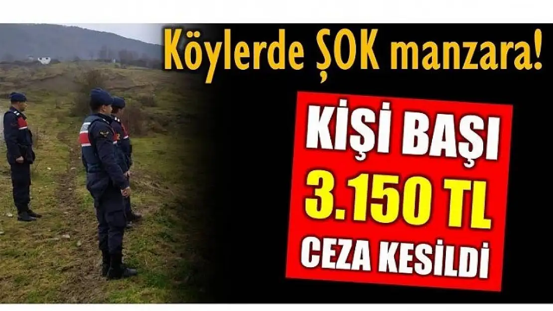 KURALLARA UYMADILAR 3150 TL CEZA YEDİLER