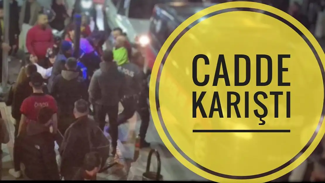 Laf atma kavgası caddeyi karıştırdı