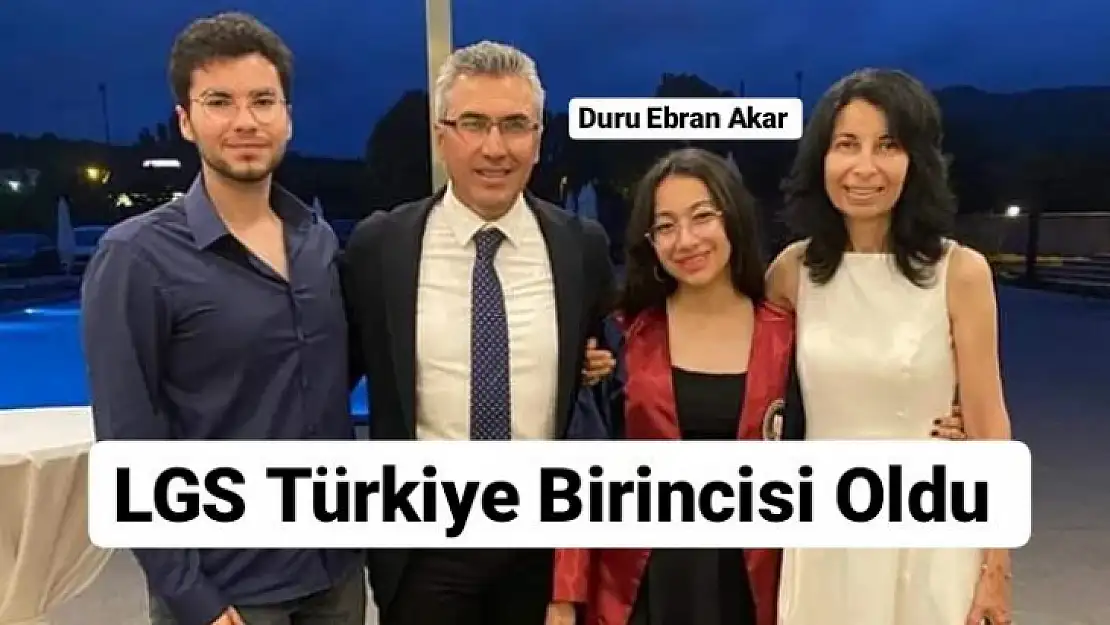 Lgs Türkiye Birincisi Duru Ebran Akar