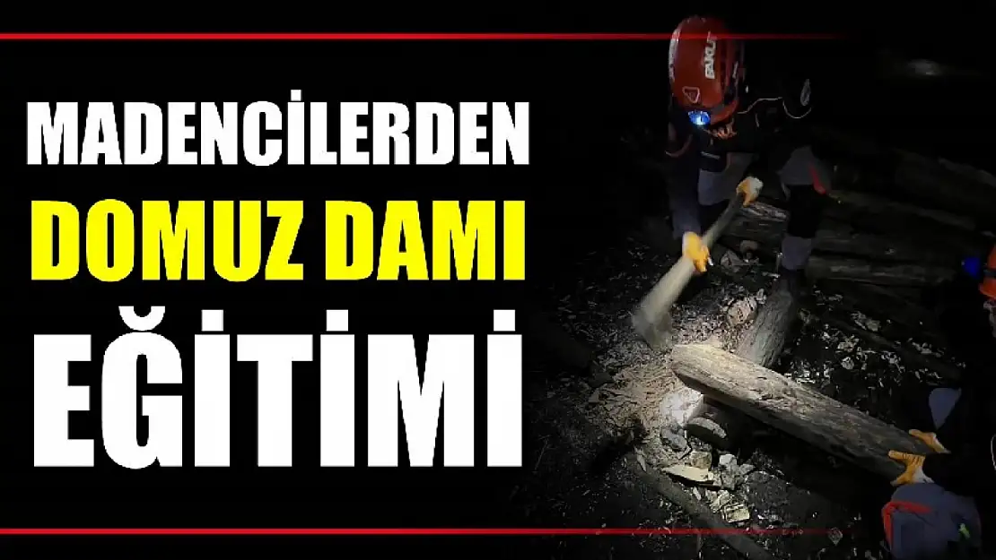 Madencilerden PAKUT'a tahkimat eğitimi