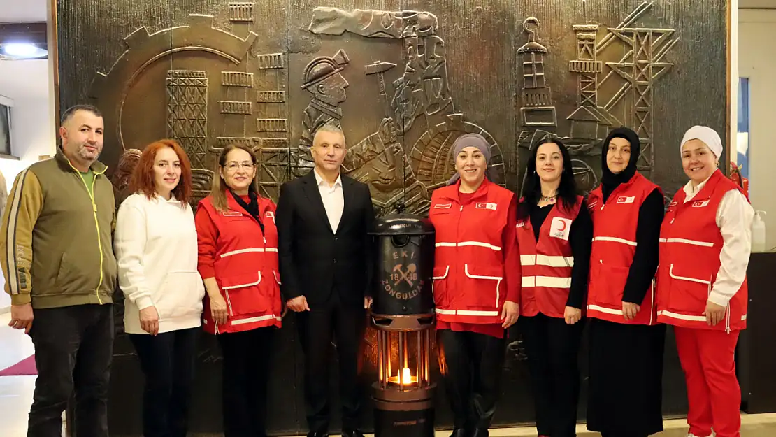 Madencileri kan bağışı kampanyasına davet ettiler