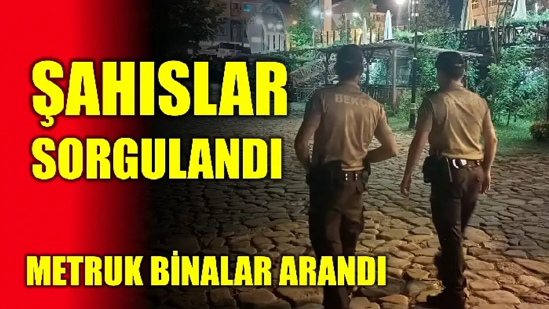 Mahalle Bekçileri sahada