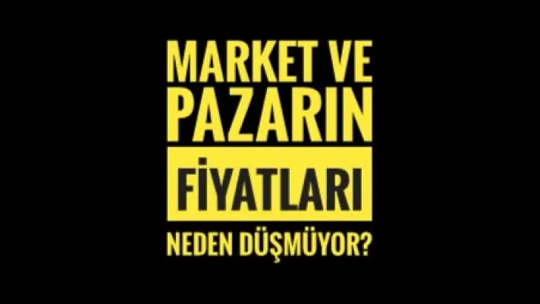 Market ve pazar fiyatları cep yakmaya devam ediyor