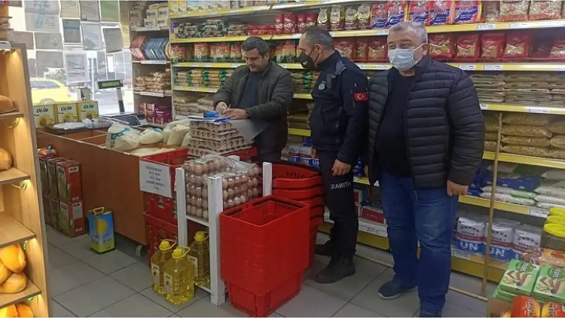 Marketlerde denetim gerçekleştirildi