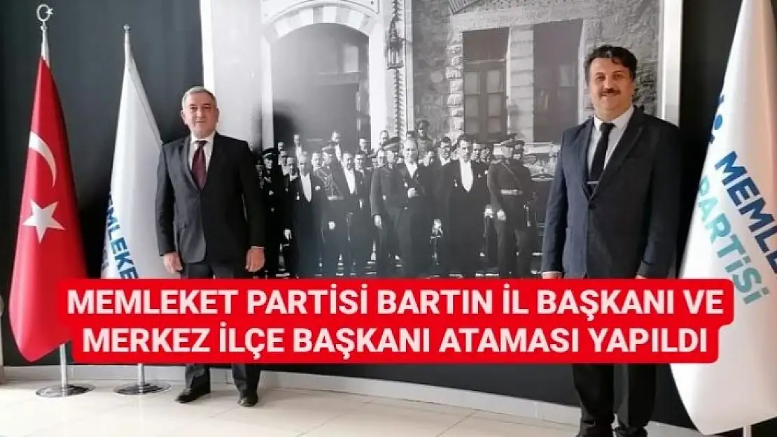 MEMLEKET PARTİSİ İL BAŞKANI BELLİ OLDU