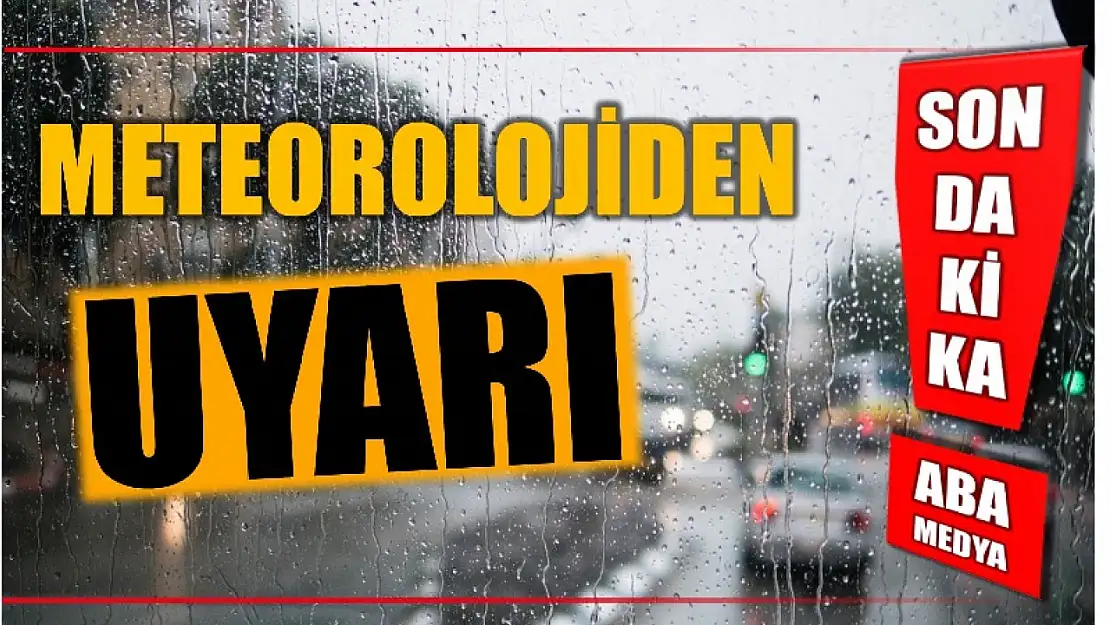 Meteorolojiden 6 il için uyarı