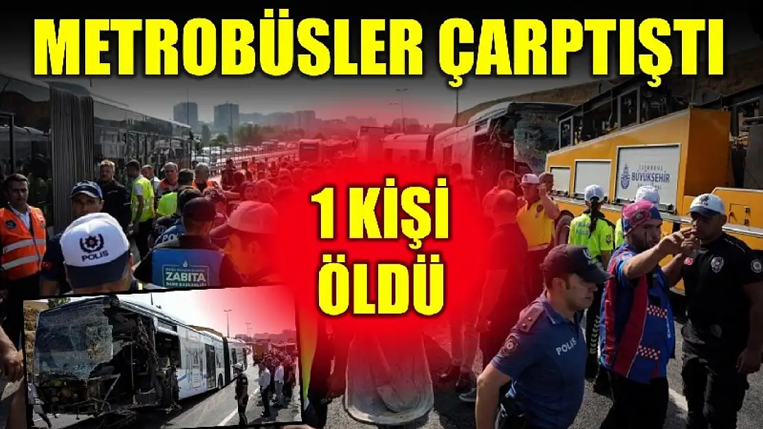 Metrobüsler çarpıştı