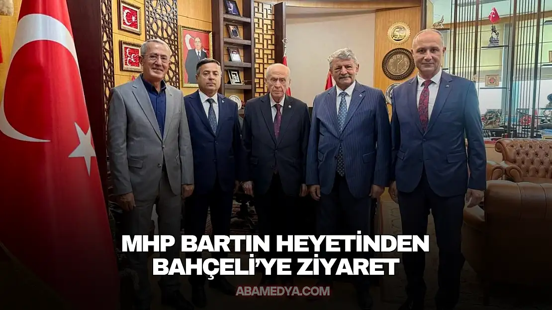 MHP Bartın Heyetinden Bahçeli'ye Ziyaret