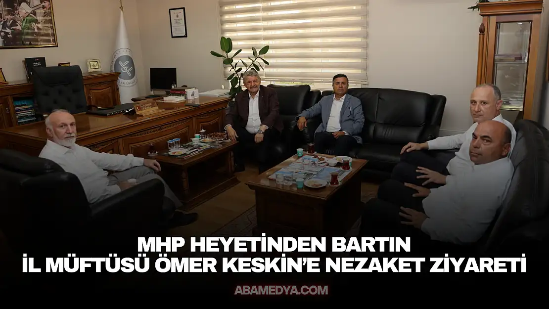 MHP Heyetinden Bartın İl Müftüsü Ömer Keskin'e Nezaket Ziyareti