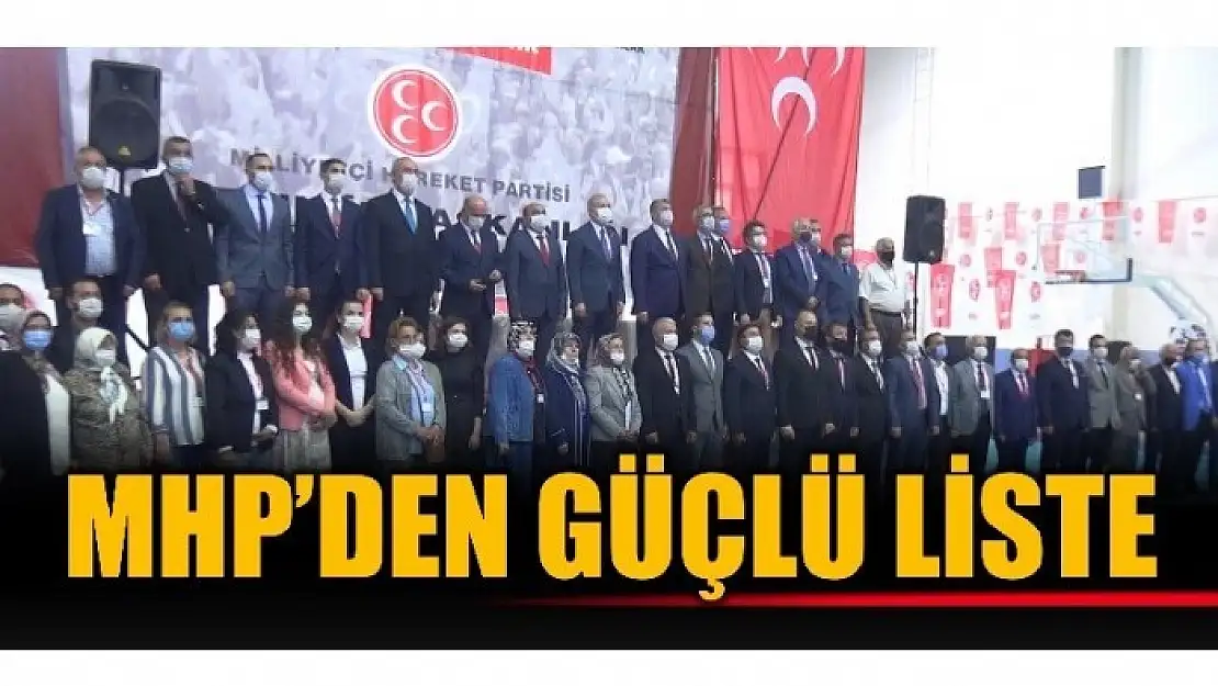 MHP İL YÖNETİMİ LİSTESİ