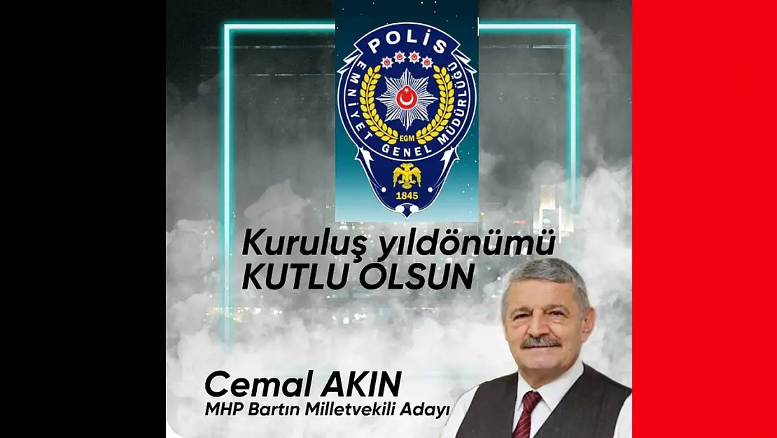 MHP Milletvekili Adayı Cemal Akın'dan kutlama