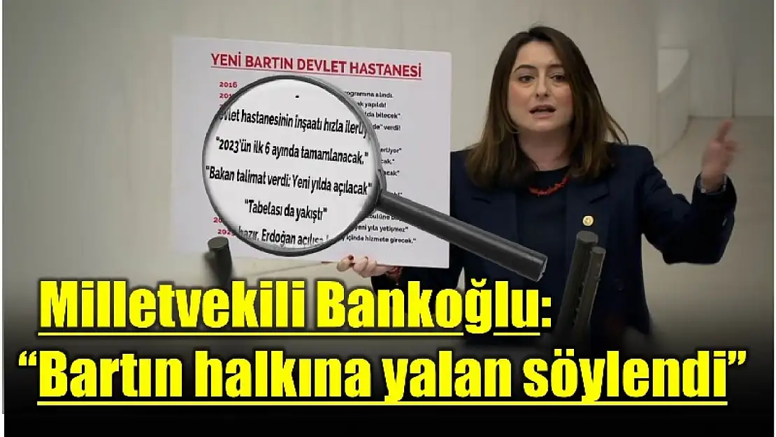 Milletvekili Bankoğlu TBMM'de konuştu