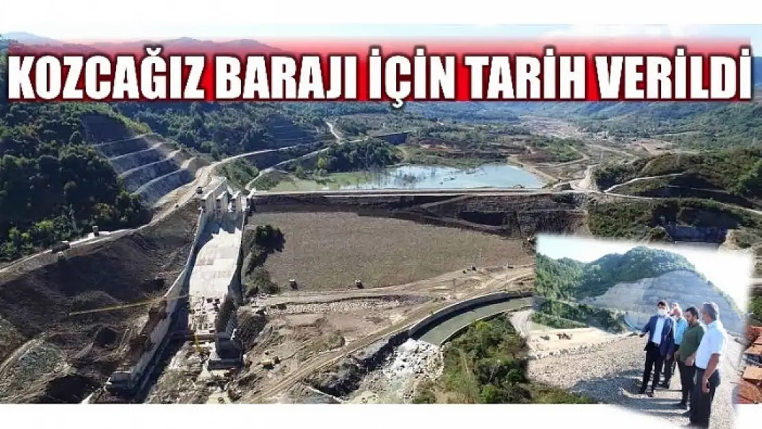 MİLLETVEKİLİ TUNÇ KOZCAĞIZ BARAJI İNŞAATINI ZİYARET ETTİ